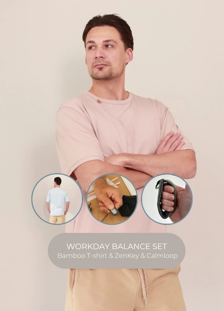 Workday Balance Set | T-shirt & ZenKey & Calmloop