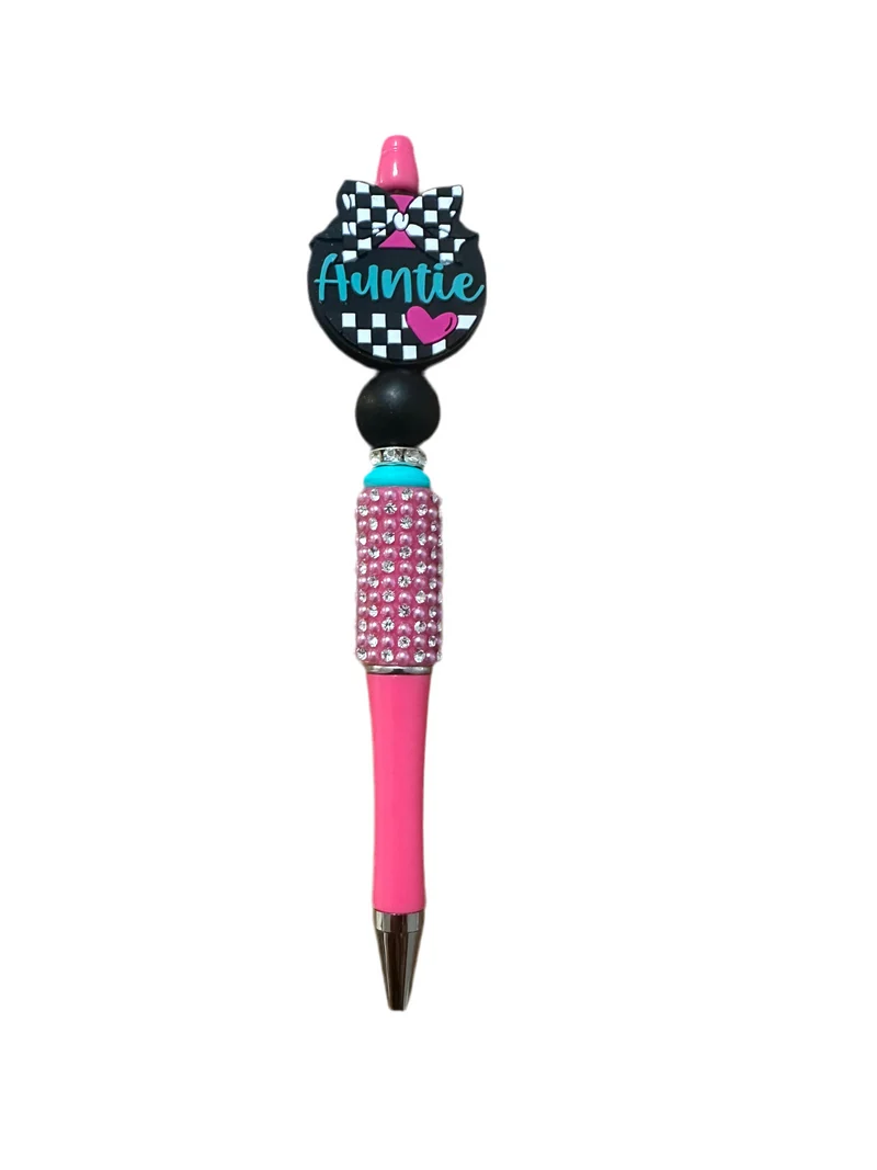 Custom beaded pen