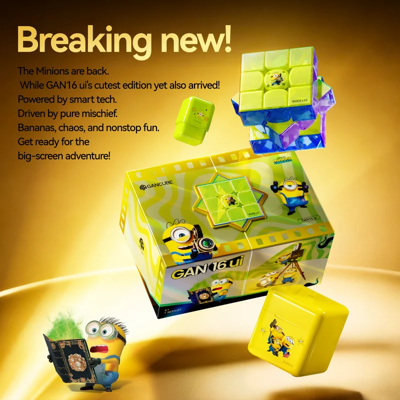 GAN16 ui MagLev MAX UV 3x3 (Minions Edition, Smart Cube)