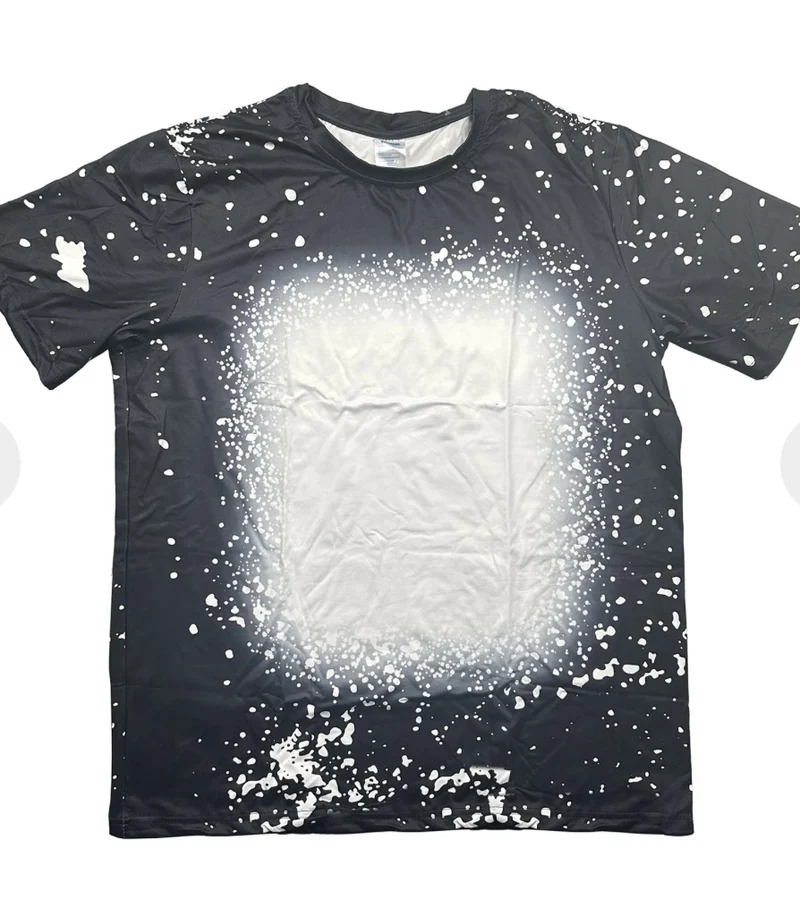 Sublimatable bleached t-shirts