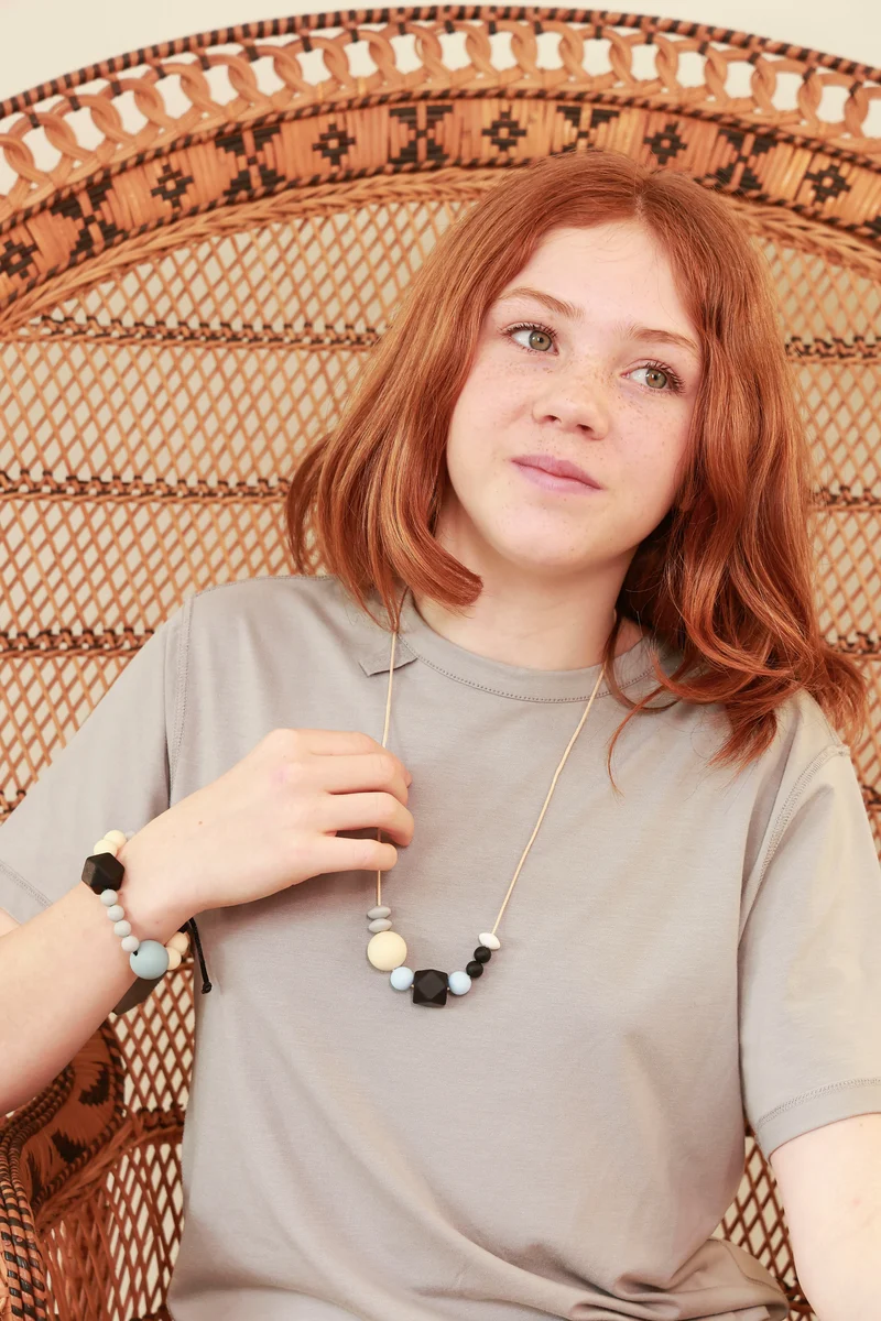 CalmBeads Necklace – Safe, Silent Chew & Fidget Necklace | ZEN