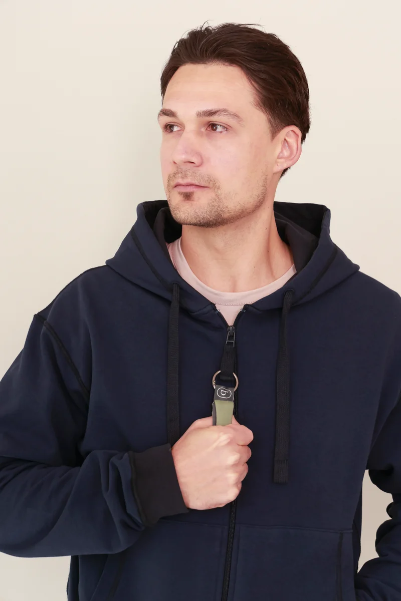 CalmLoop Adult fidget - Stress Ball Zipper puller & Keychain | RELIEF