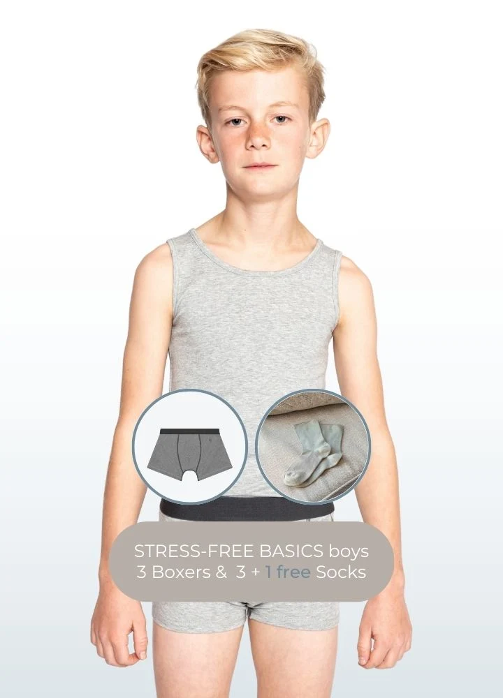Stress-Free Basics Bundle Boys | Boxers & socks