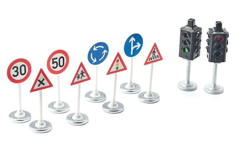 Ampelset SIKU World – 2 Ampeln und 8 Verkehrszeichen für realistische Stadtszenen