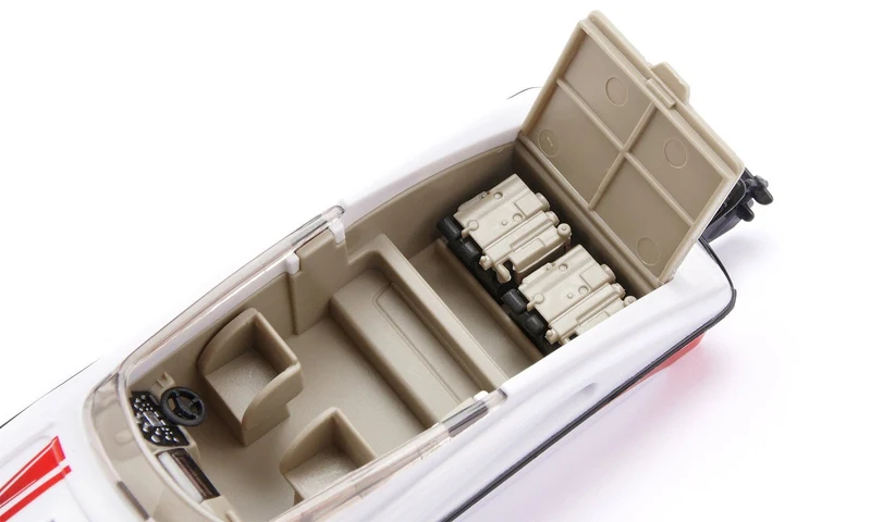Modellauto SIKU Ford F150 mit Motorboot – Pick-up Set