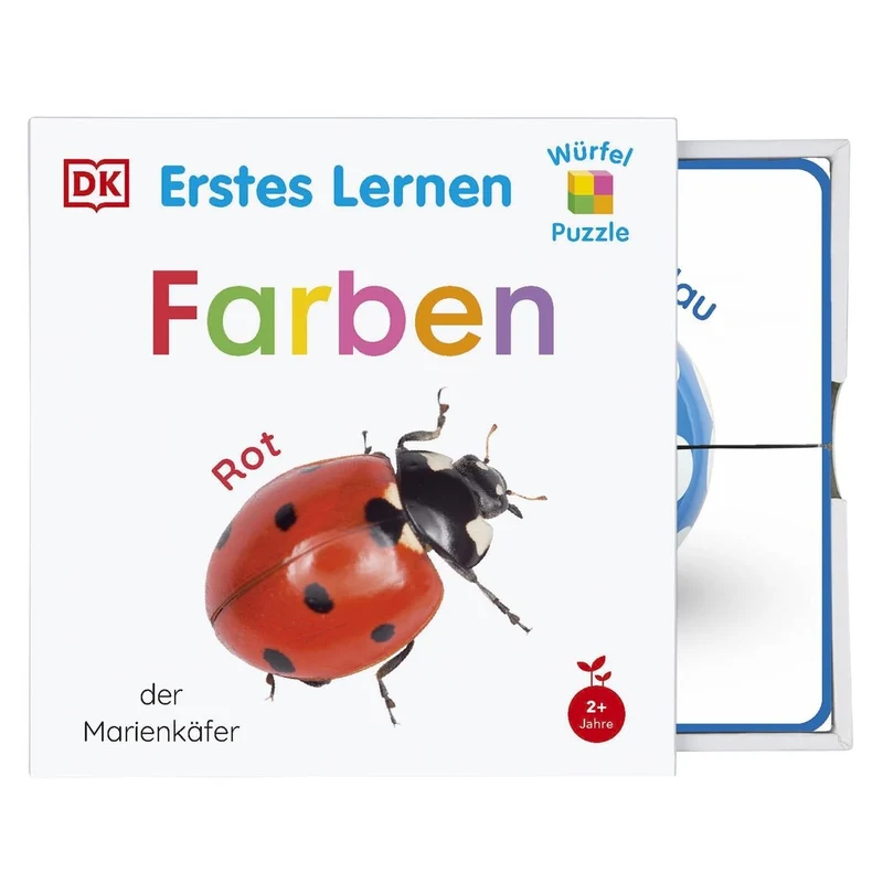 Würfelpuzzle Farben – Erstes Lernen für Kleinkinder ab 2 Jahren