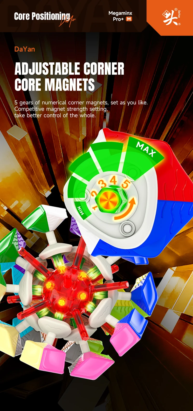 DaYan Megaminx Pro+ LM (MagLev)