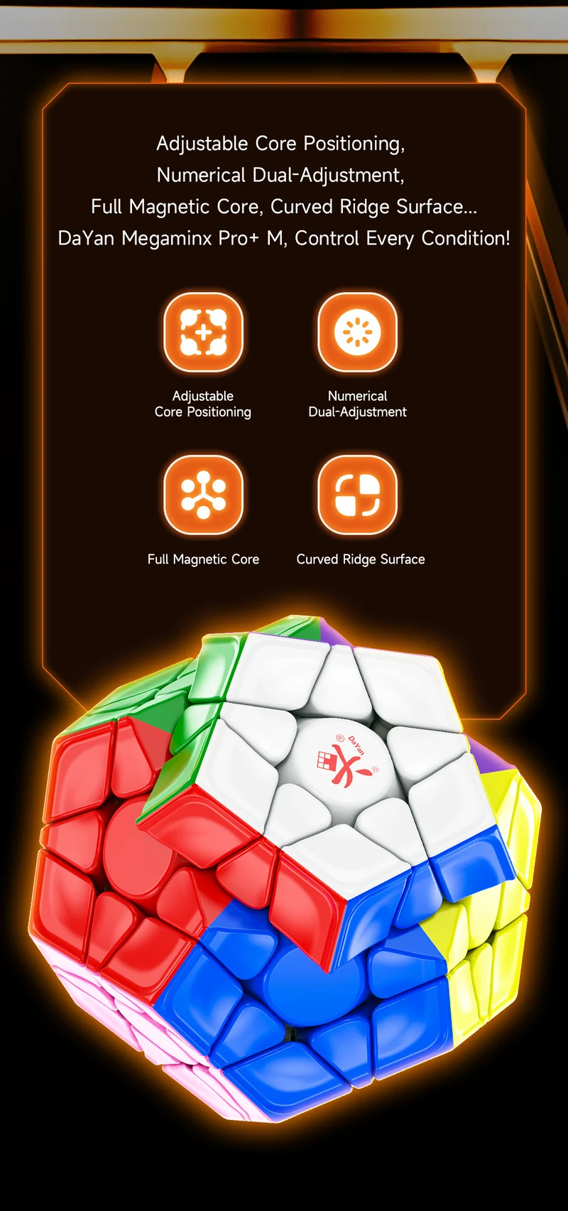 DaYan Megaminx Pro+ LM (MagLev)