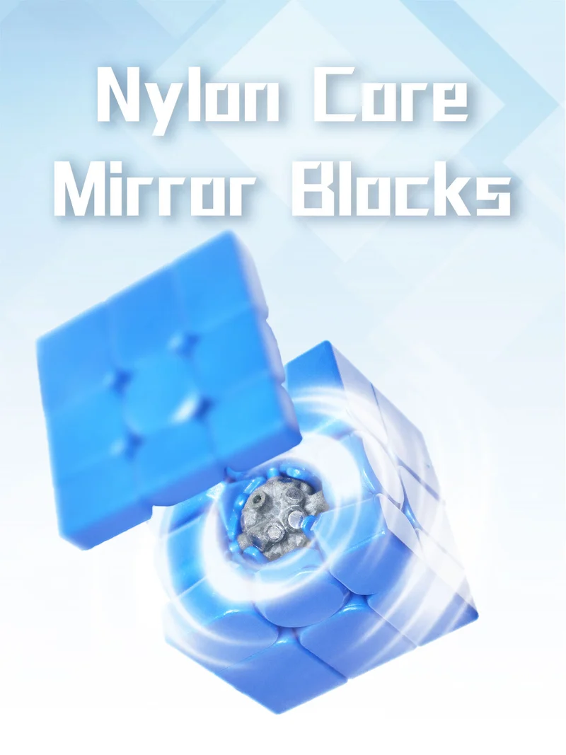 MFJS Mirror Cube 3x3 V2 (20-Magnet Nylon Core Larch Mod)