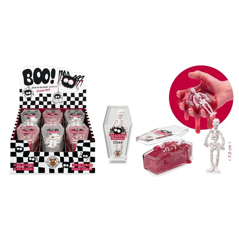 Skeleton Glitter-Slime-Set 37g