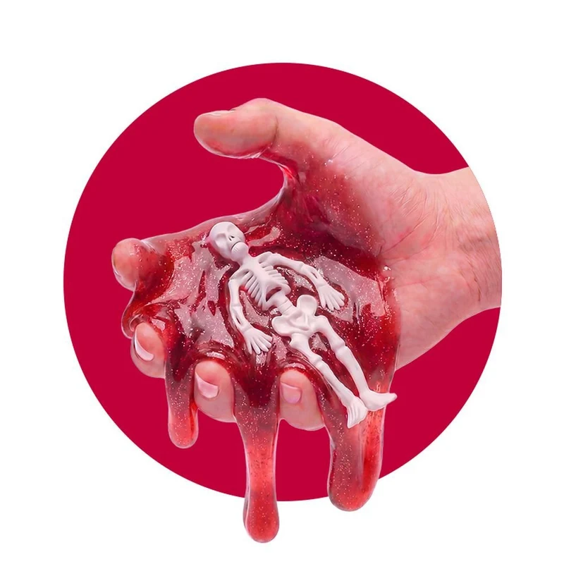 Skeleton Glitter-Slime-Set 37g