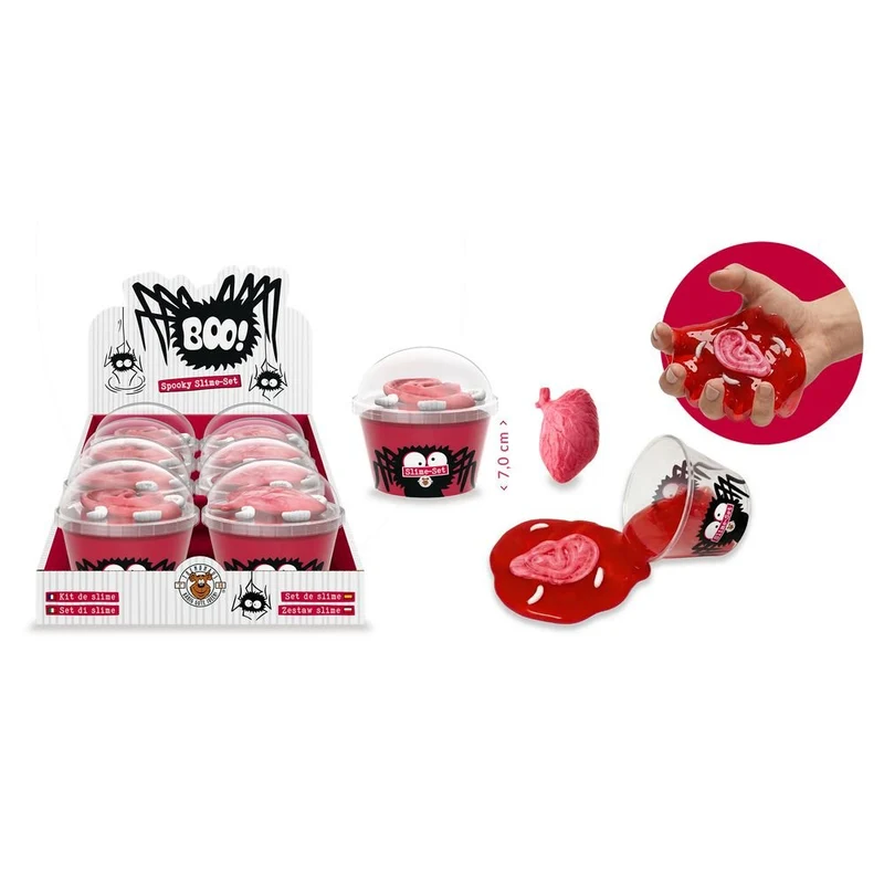 Spooky Slime-Set 80g mit Knautsch-Organ