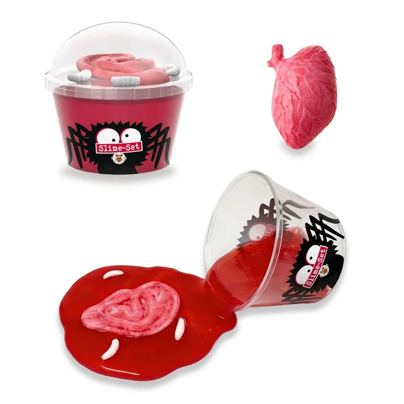 Spooky Slime-Set 80g mit Knautsch-Organ