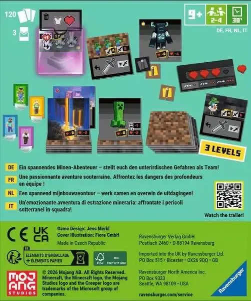 Digging Down Höhlenabenteuer – Minecraft Kartenspiel