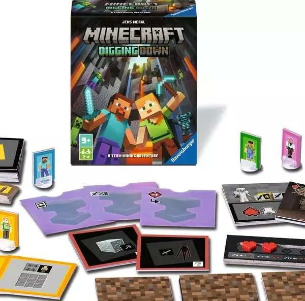 Digging Down Höhlenabenteuer – Minecraft Kartenspiel