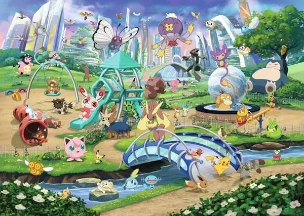 Pokemon Puzzle Evoli im Park – 1000 Teile