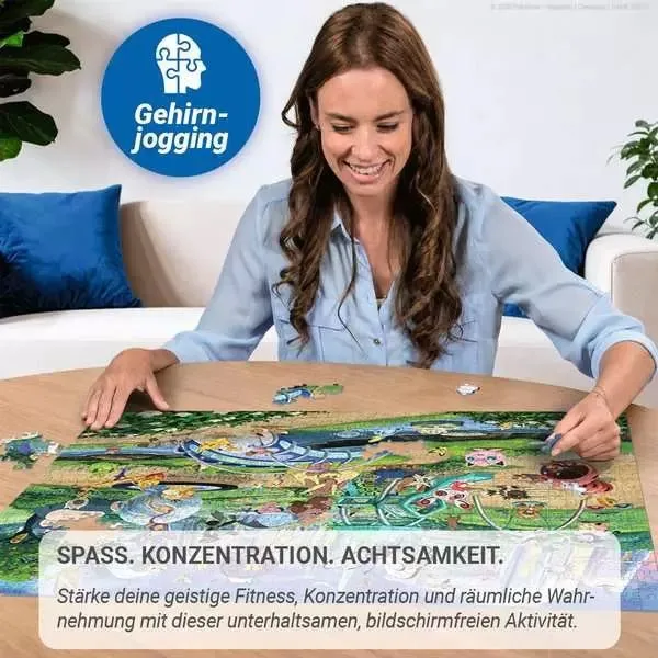 Pokemon Puzzle Evoli im Park – 1000 Teile