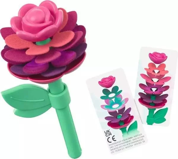 Steckspiel Kleiner Blütenzauber Pink – Motorikspielzeug