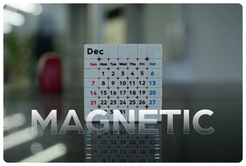 ZCube + Tribox Calendar 7x7 (Magnetic)