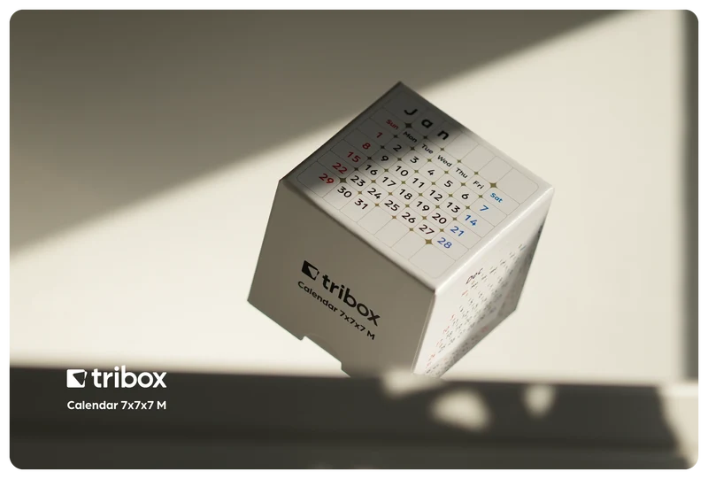 ZCube + Tribox Calendar 7x7 (Magnetic)