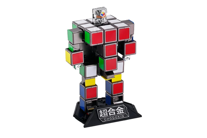Chogokin Rubik's Cube Transforming Robot Figure