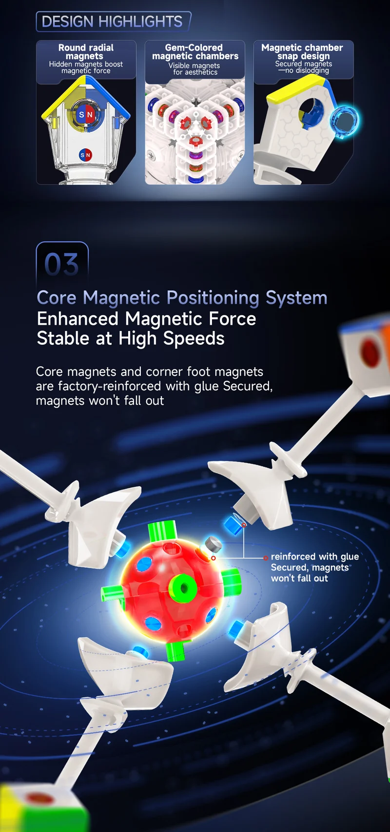 QiYi 8x8 (Magnetic + Ball-Core)