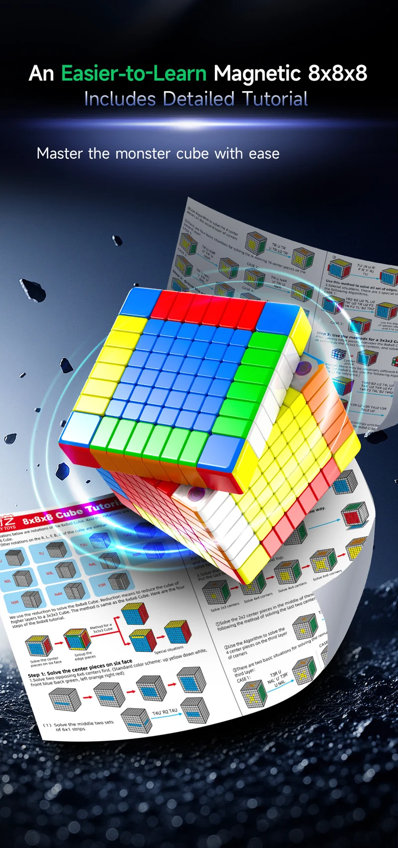QiYi 8x8 (Magnetic + Ball-Core)