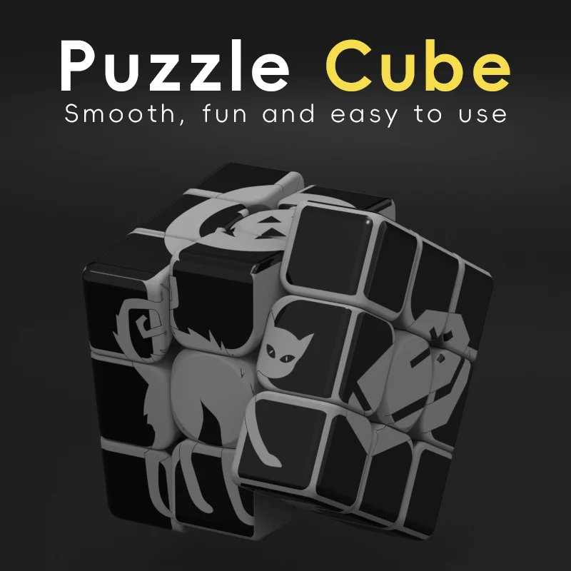 Ziina Halloween Cube 3x3 (Glow In the Dark)