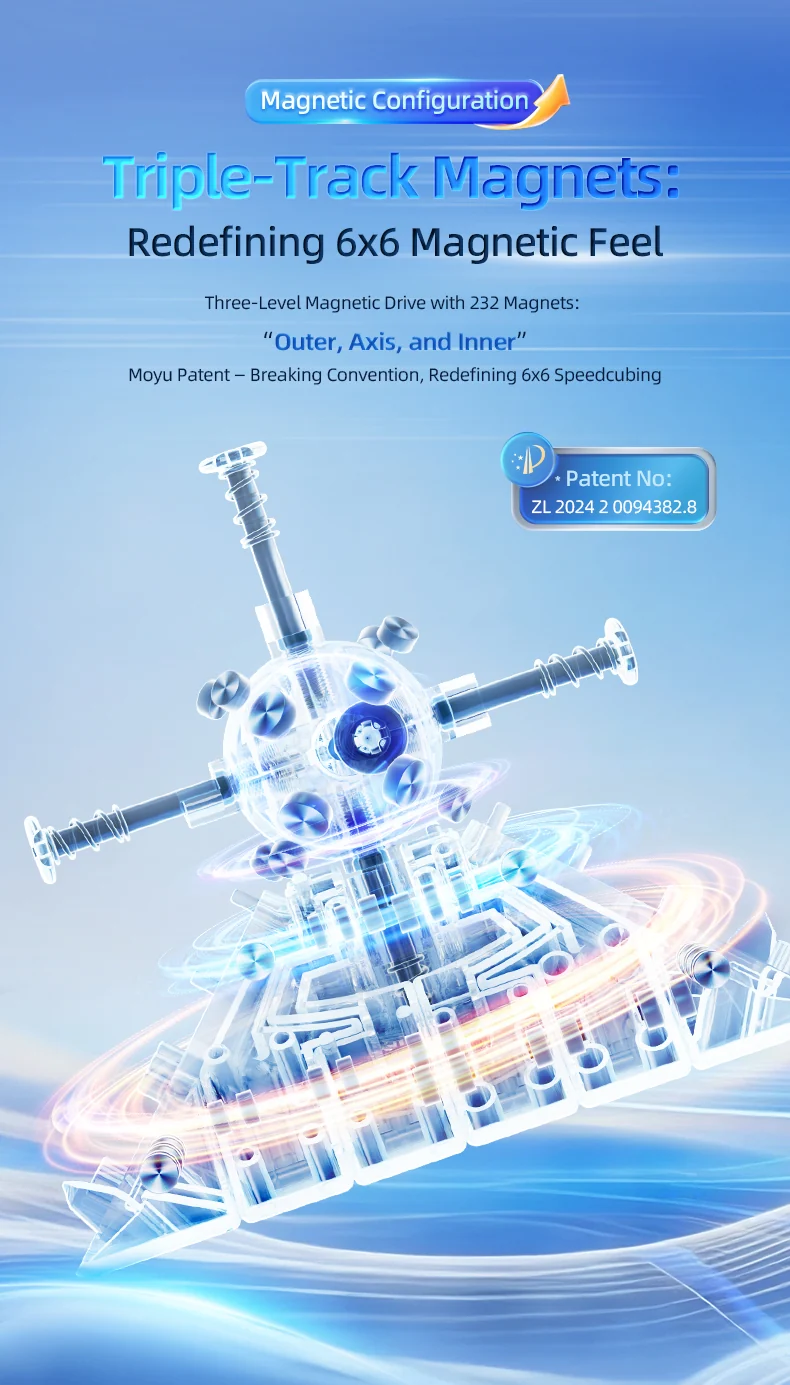 MoYu AoShi V4 6x6 (Triple-Track Magnetic + UV)
