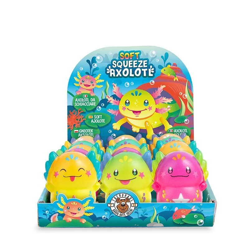 Trendhaus Anti-Stress Soft-Axolotl – Quetschspielzeug