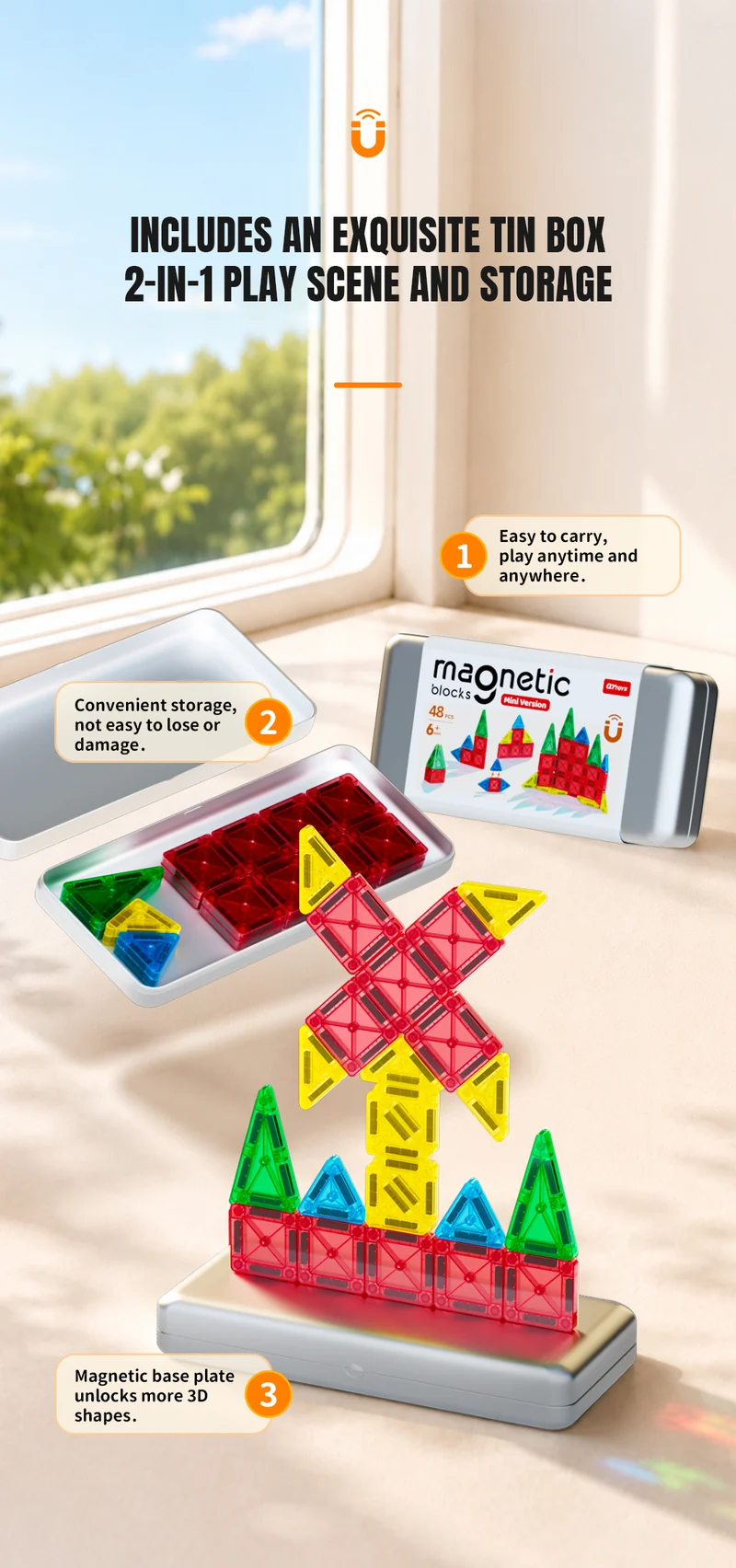 QiYi Mini Magnetic Blocks (Set of 26)