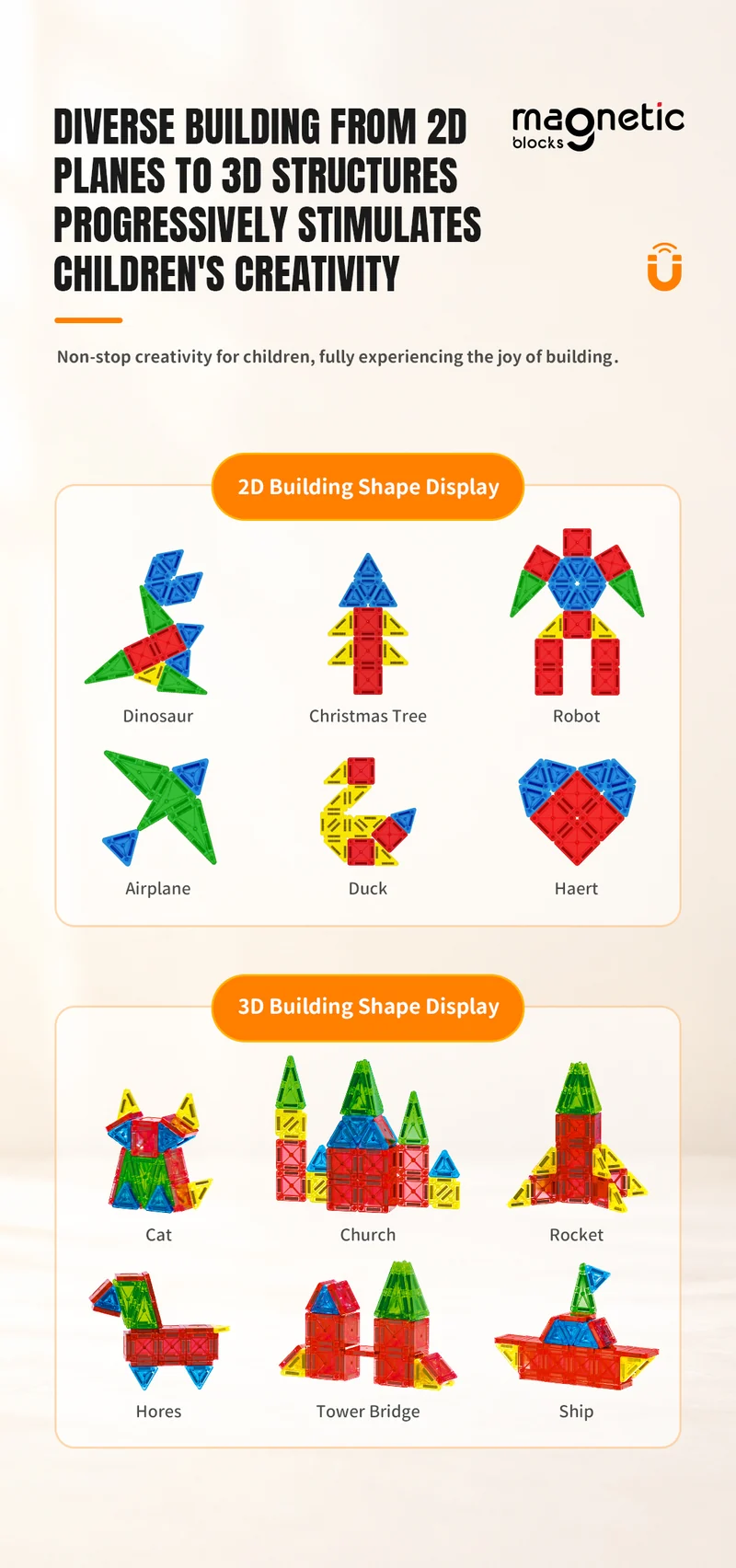 QiYi Mini Magnetic Blocks (Set of 26)