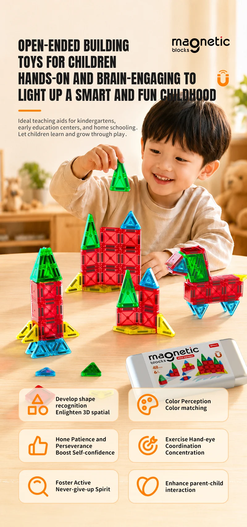 QiYi Mini Magnetic Blocks (Set of 26)