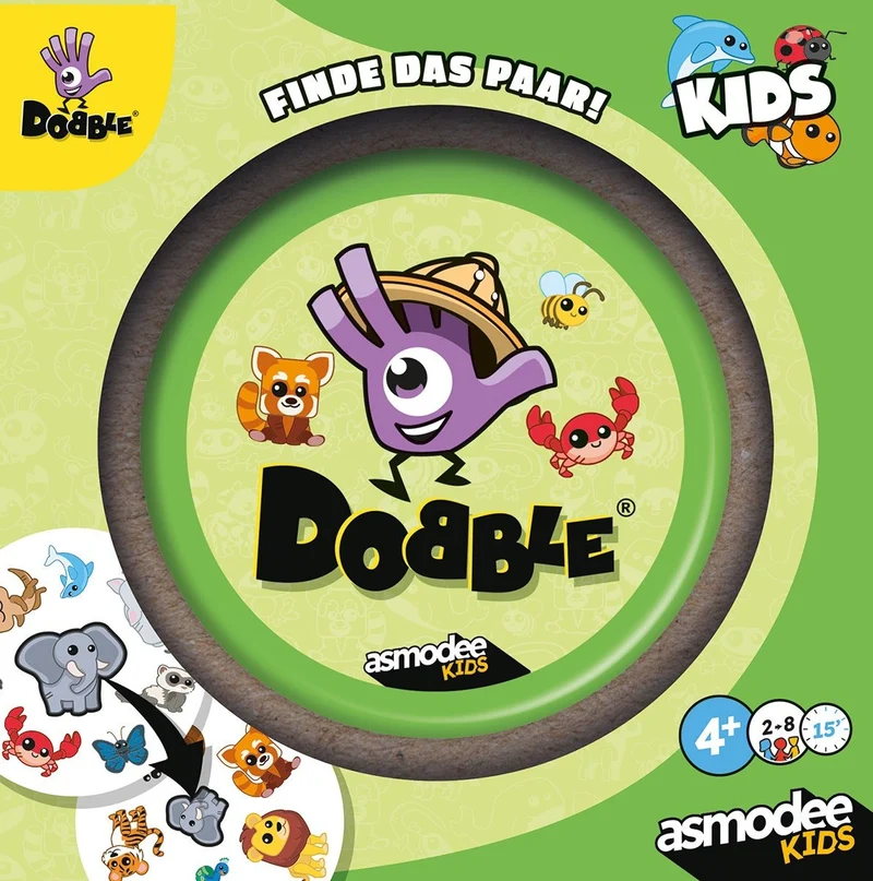 Dobble Kids Reaktionsspiel ab 4 Jahren – Asmodee