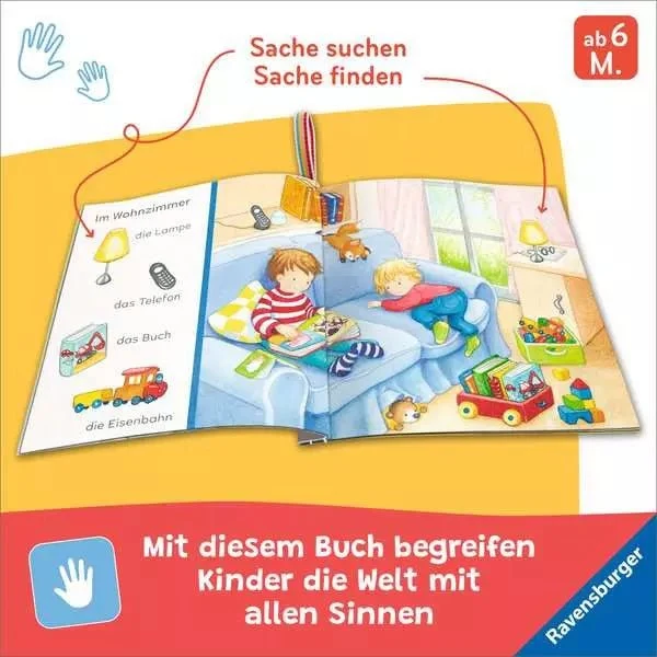 Stoffbuch Sachen suchen Mein Zuhause – Ravensburger