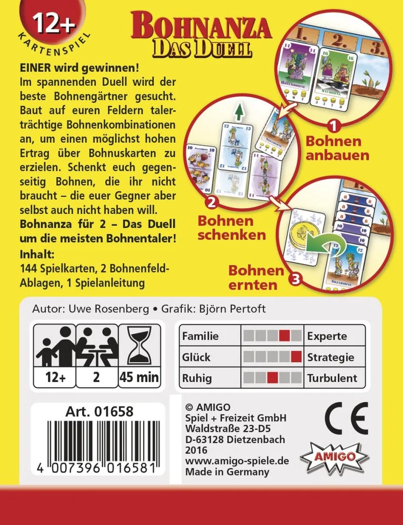 Bohnanza – Das Duell - Strategisches Kartenspiel