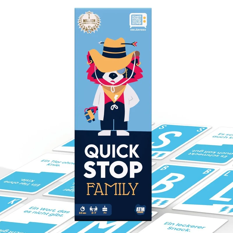 QuickStop Familien-Edition – Kartenspiel