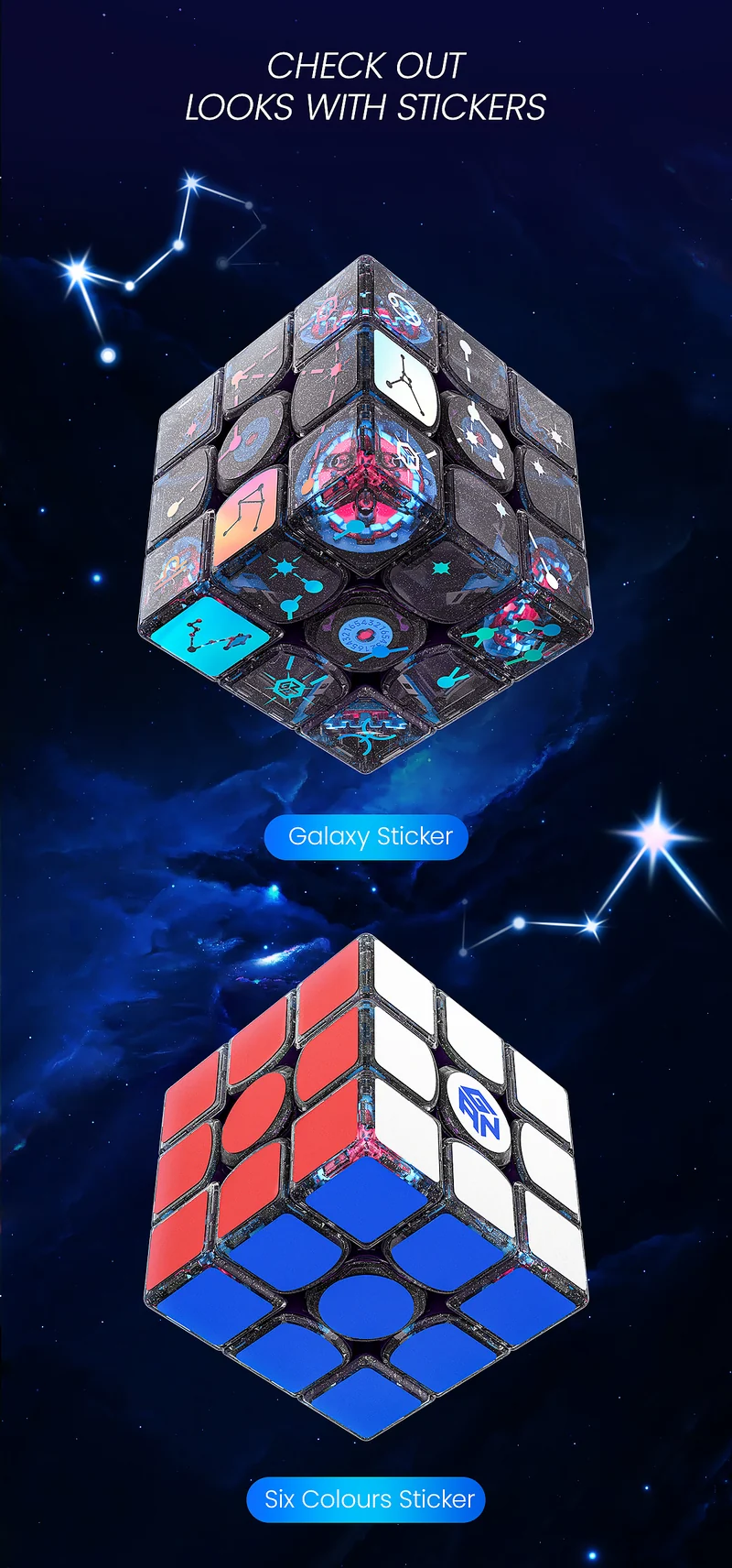 GAN14 M MagLev "Galaxy" Limited Edition 3x3