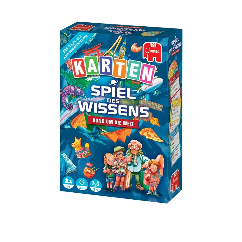 Wissens-Kartenspiel Rund um die Welt – Jumbo