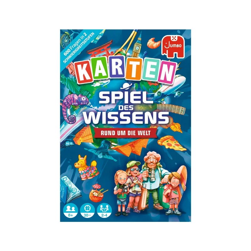 Wissens-Kartenspiel Rund um die Welt – Jumbo