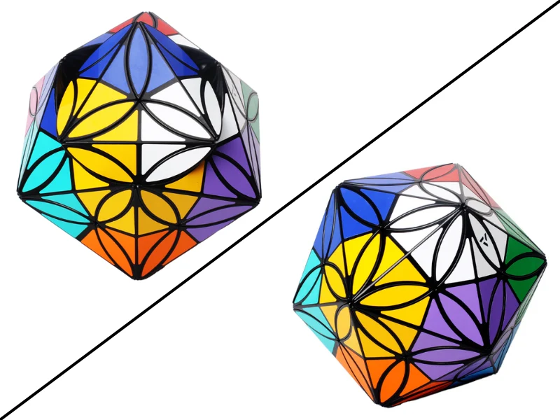 AJ Clover Icosahedron (12-Color)