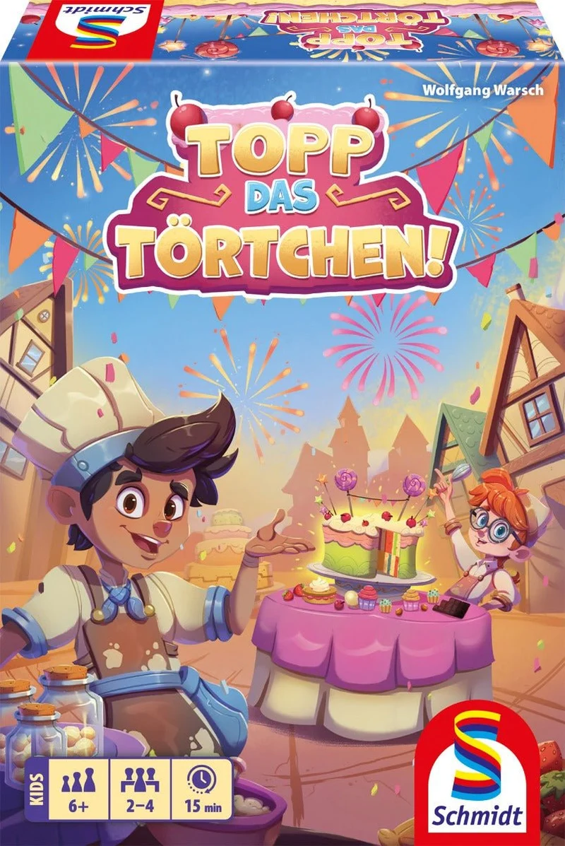Topp das Törtchen Legespiel ab 6 Jahren – Schmidt Spiele