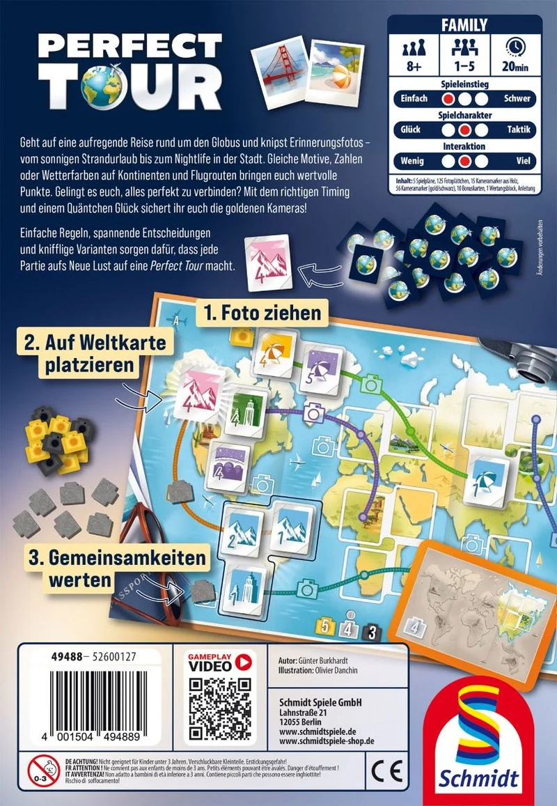Perfect Tour Legespiel ab 8 Jahren
