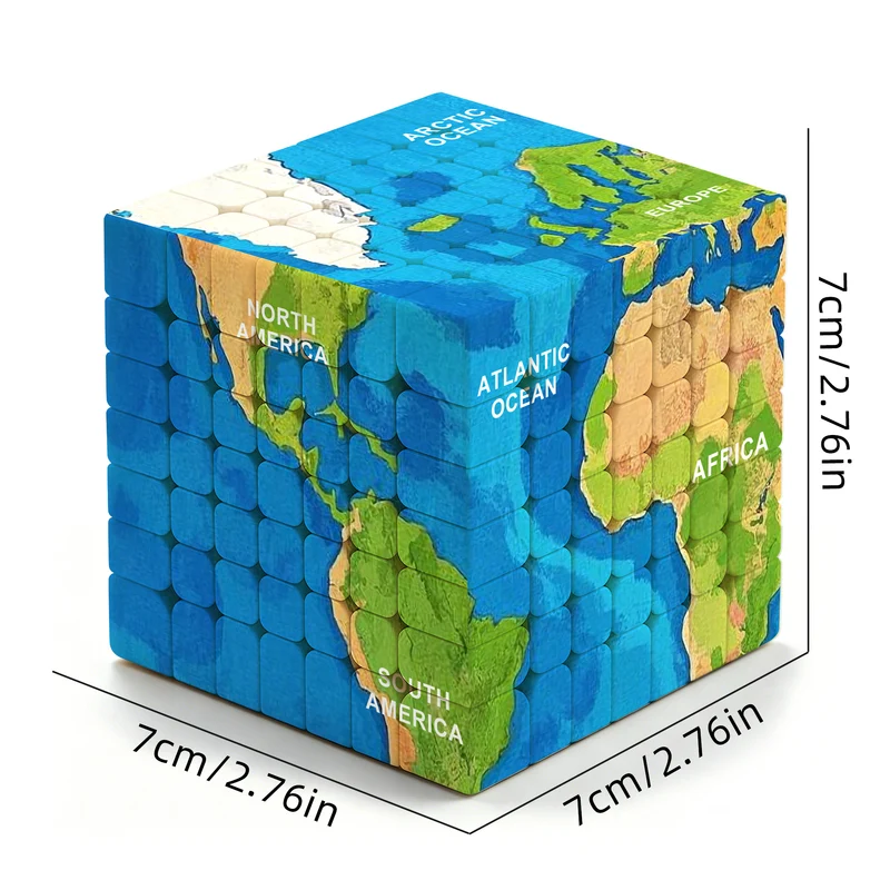 Ziina World Map 7x7 (B)