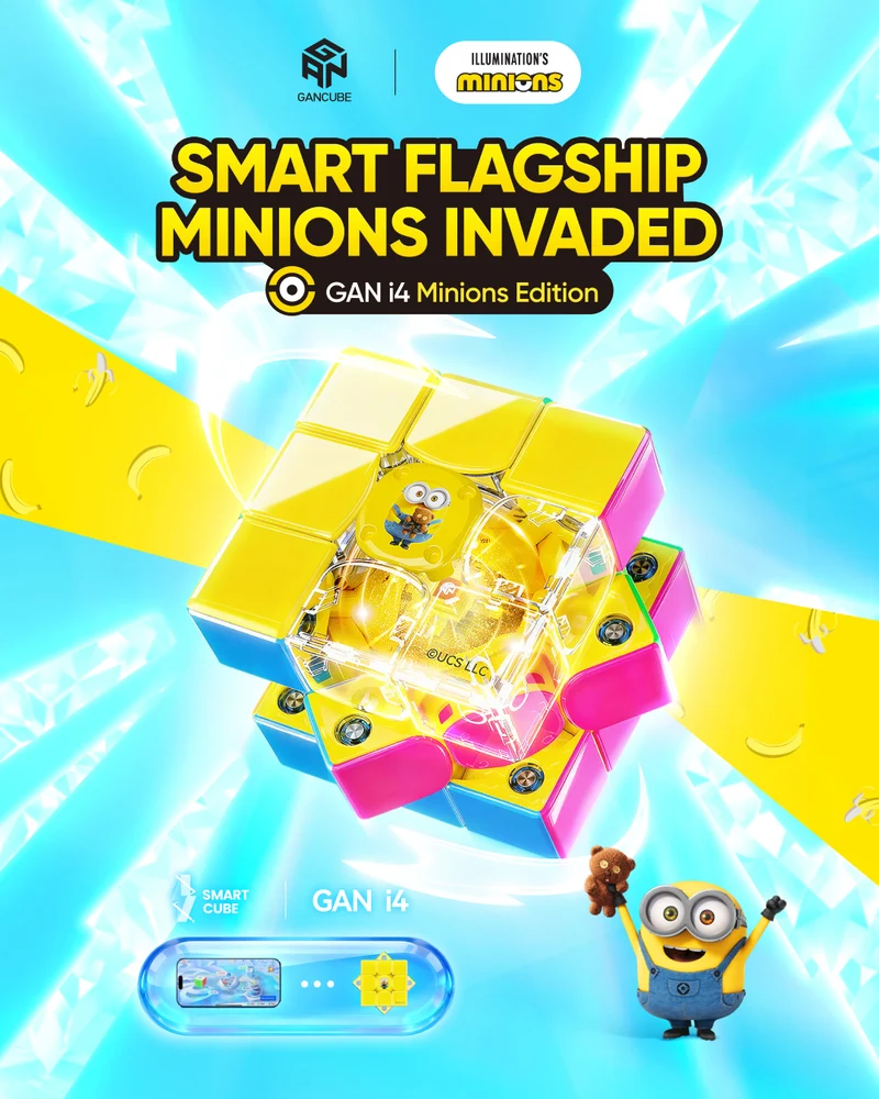 GAN i4 MagLev UV 3x3 (Minions Edition, Smart Cube)