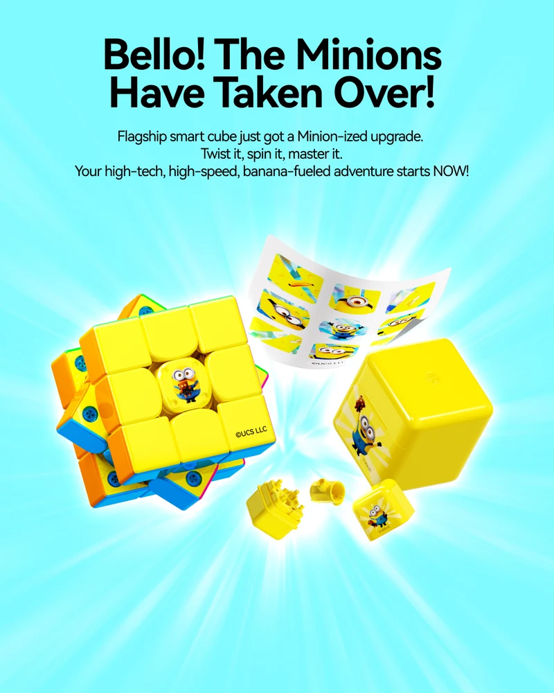 GAN i4 MagLev UV 3x3 (Minions Edition, Smart Cube)