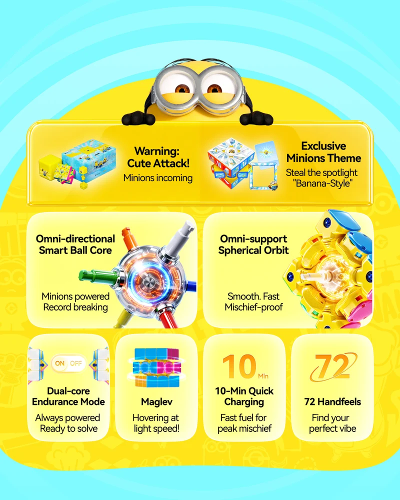 GAN i4 MagLev UV 3x3 (Minions Edition, Smart Cube)