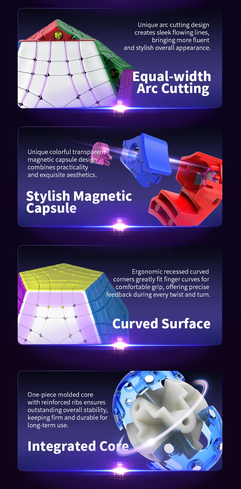 DianSheng Galaxy Gigaminx (Magnetic + Ball-Core)