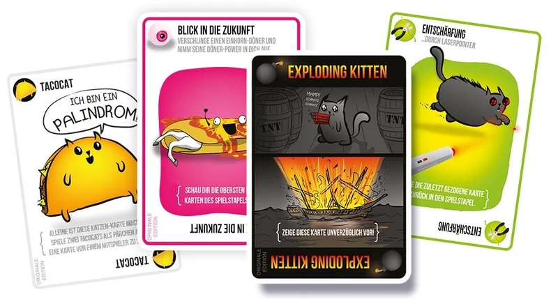 Exploding Kittens - Kartenspiel ab 7 Jahren