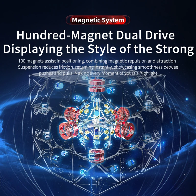 MoYu WeiLong WRM V10 3x3 (20-Magnet Ball-Core + MagLev + UV)